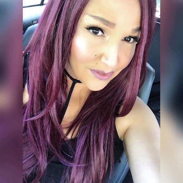 Miranda- Burgundy extra long Lace Front synthetic wig