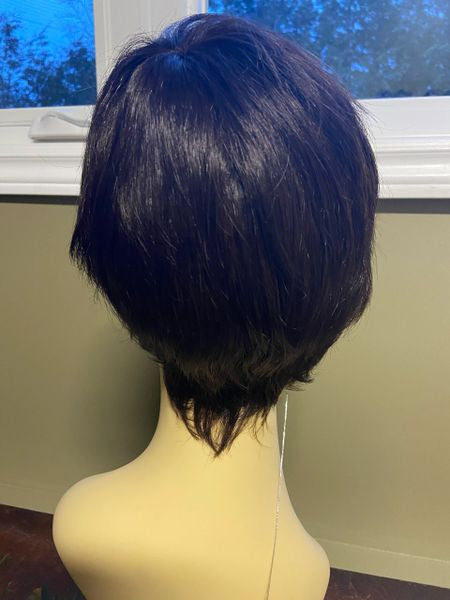 Arianna- dark brown, short, heat resistant, synthetic wig