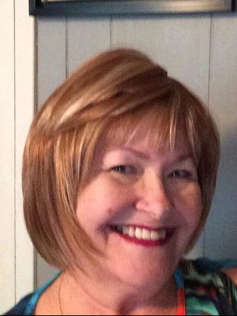 Estrella strawberry blonde with platinum blonde highlights short asymmetrical synthetic wigs