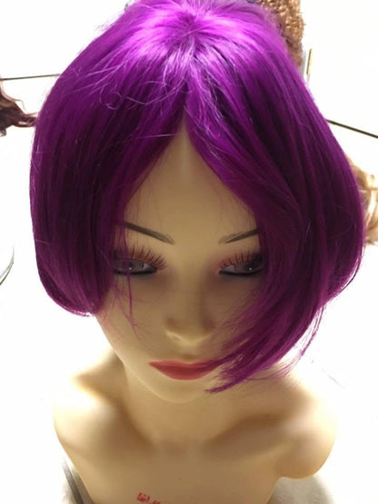 Deep Magenta Purple Quality Synthetic Wig