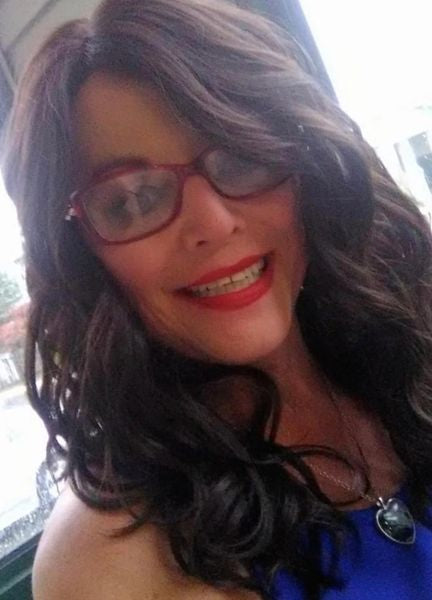 Staci-solid brown lace front synthetic wig