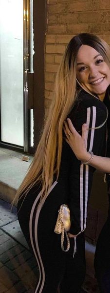 Kylie- Ombre dark brown to blonde extra long lace front synthetic wig heat resistant