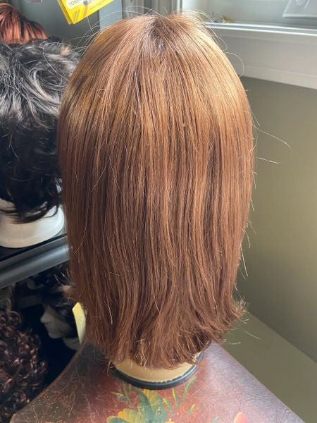 Abigail- copper blend, medium-length synthetic wig