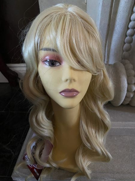 Roesia-Solid Platinum Blonde extra long synthetic wig