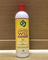 African Essence Control Wig Shampoo for synthetic or human hair wigs, extensions and hair pieces