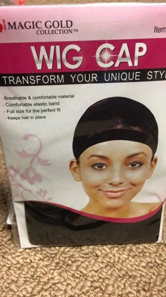 Classic Black Nylon Wig Cap – Smooth, Secure & Invisible Under Wigs